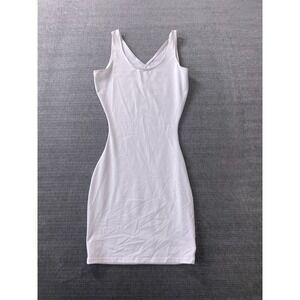 Assets by Spanx Dress Women S White Slip Shapewear Mini Casual Classic